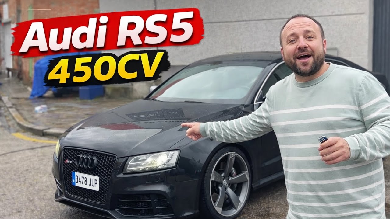 Prueba de conducción de un AUDI RS5 V8 🔥 450CV que siguen dando miedo