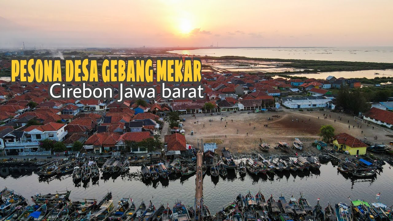 Desa gebang mekar , Cirebon Jawa barat | Drone footage