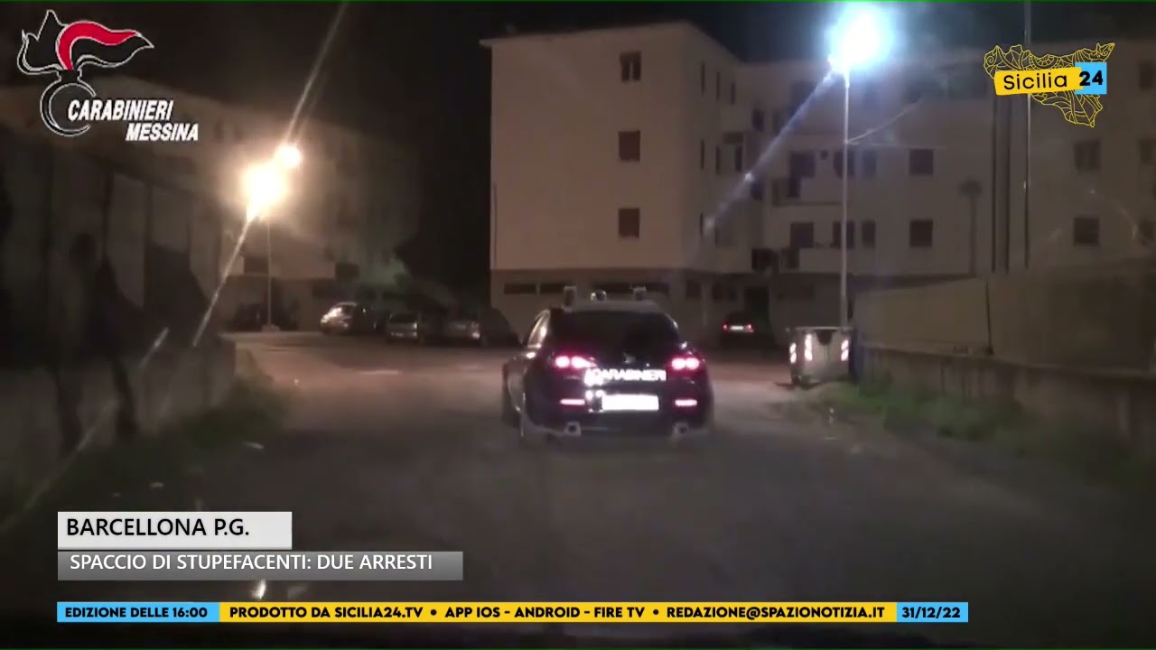 Spaccio di droga a Barcellona Pozzo di Gotto: due persone arrestate dalla Polizia di Stato