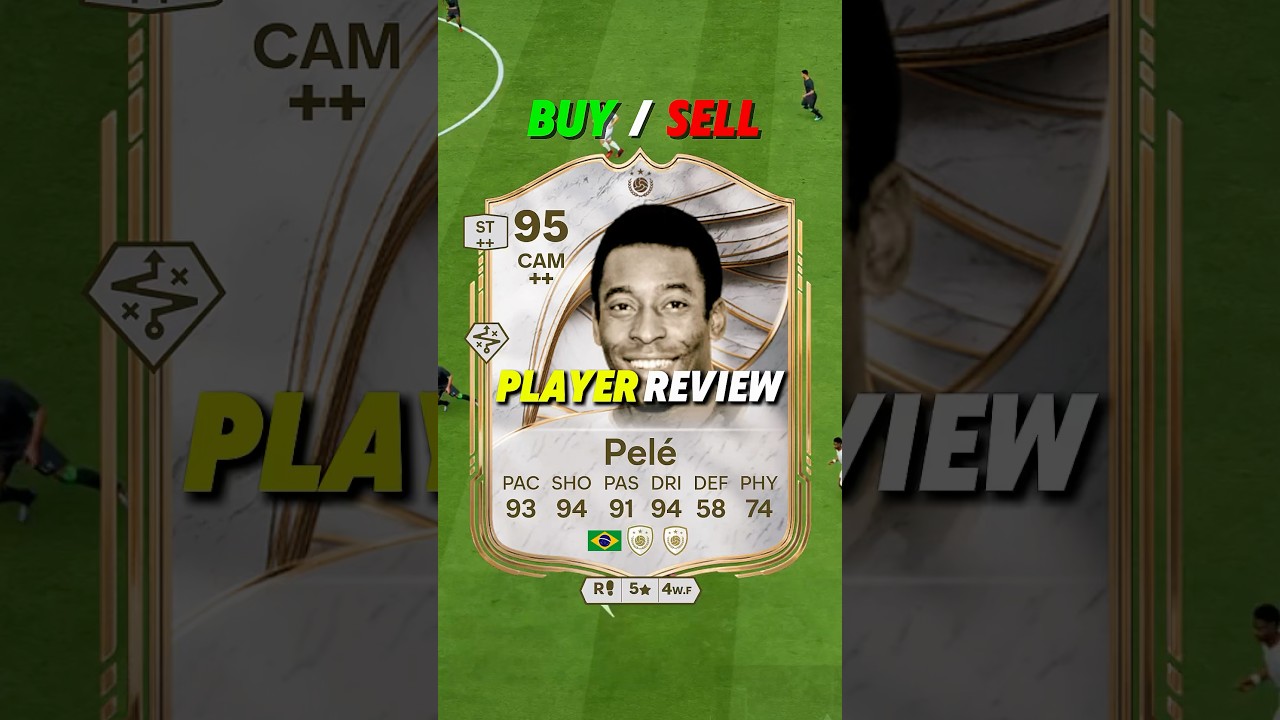 🇧🇷 95 Pel&eacute; Review in FC26 - No words 😮&zwj;💨 #fc26 #eafc26 #p&eacute;l&eacute; #player #review #fifa #shorts #yt