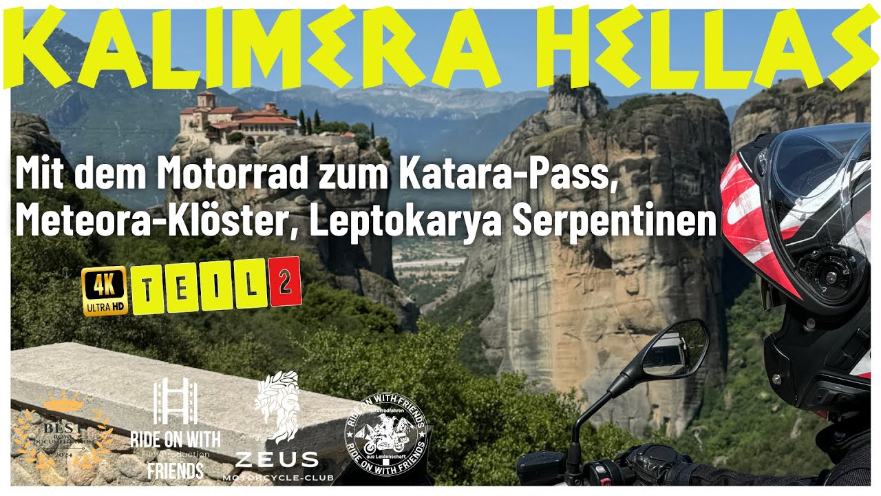 Kalimera Hellas | Mit dem Motorrad in Griechenland | Episode-2 | Katara, Meteora, Leptokarya