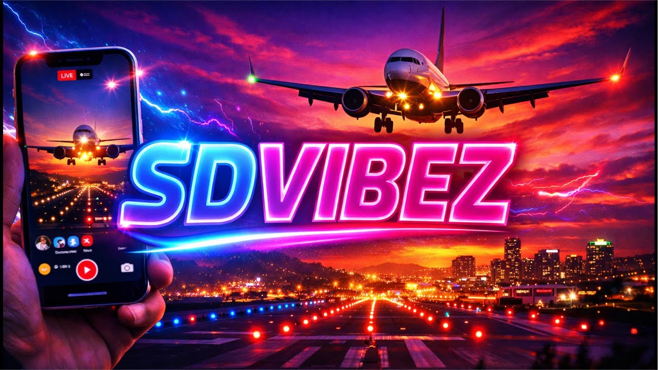 Back to the iPhone… The Stream That Started It All | SDVIBEZ Airport Live” ✈️📱🔥
