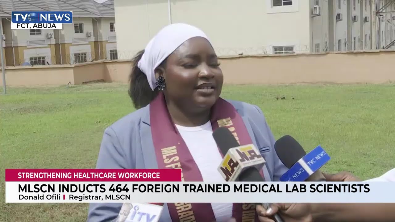 464 Foreign Trained Medical Lab Scientists Inducted In Nigeria