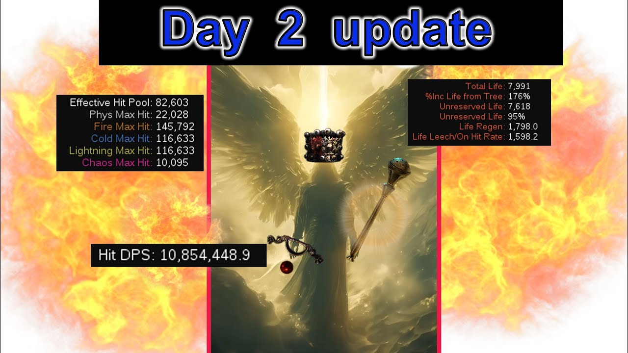 [PoE] Обновление Brutus of Divine Judgment Day 2 — 2 Пустотных камня за 10 часов, превращающихся ...
