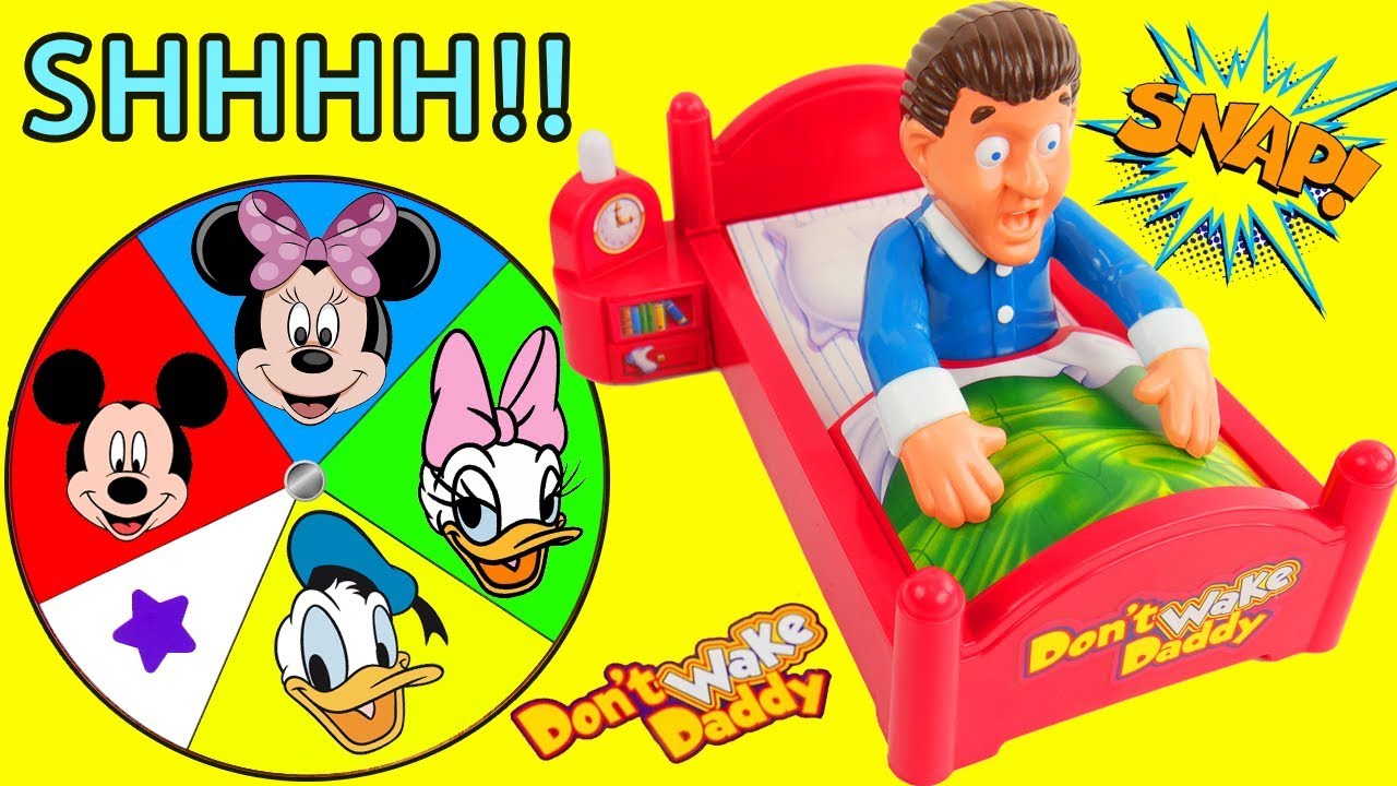 don't wake daddy with disney mickey