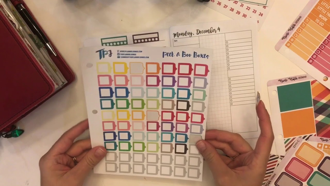 Plan With Me: B6 Annie Plans Printables