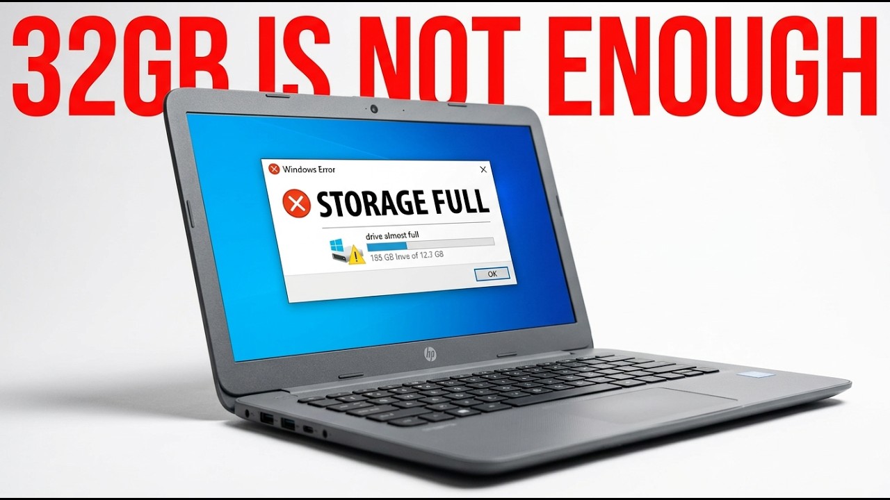 Why You Should NOT Get a Windows Laptop with 32GB of Storage