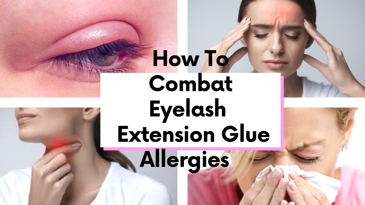 PANO LABANAN ANG ALLERGY SA EYELASH  EXTENSION GLUE #lashextension #allergies #howtofight #Tutorial