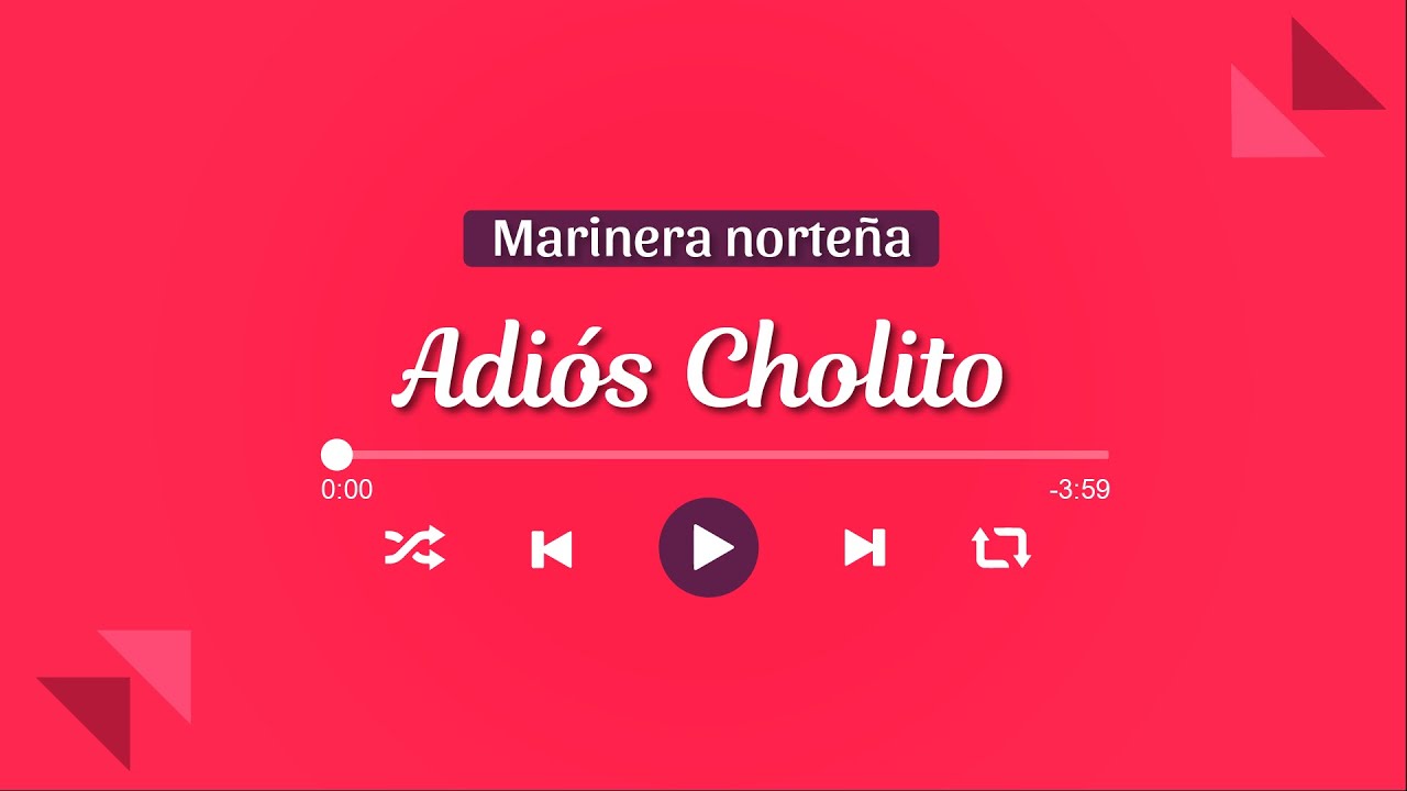 ADIÓS CHOLITO | Marinera con Banda 🎺