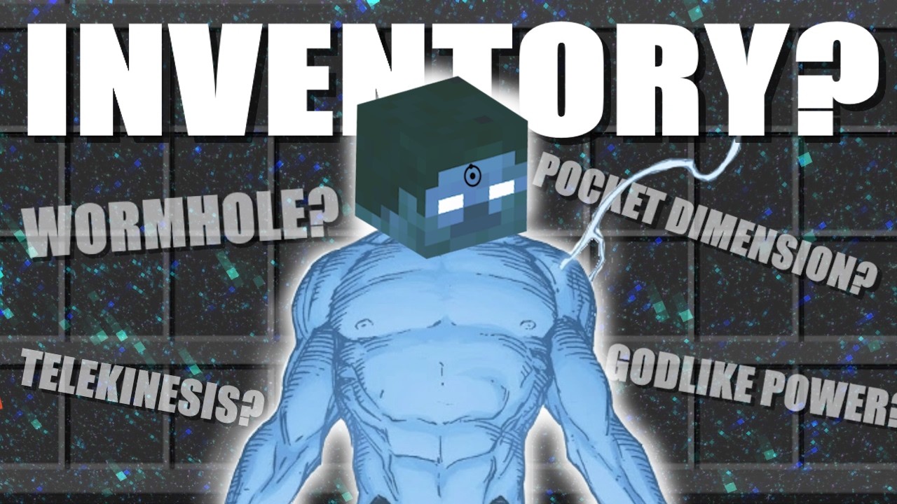 Что вообще представляет собой инвентарь в Minecraft (и что самое тяжелое можно в него положить?)