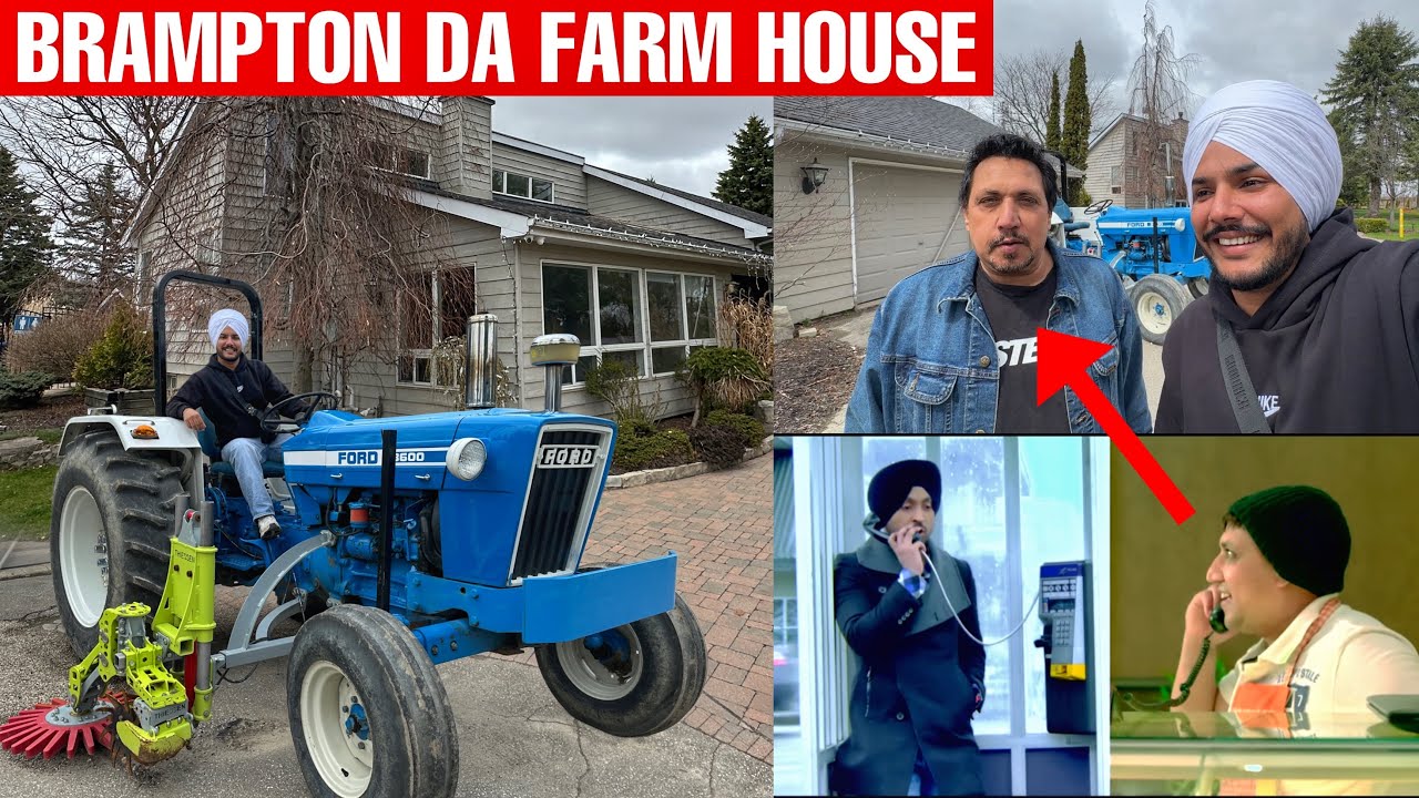 BRAMPTON VICH PUNJABIYA DA FARM HOUSE 🏠 MINI PUNJAB IN CANADA