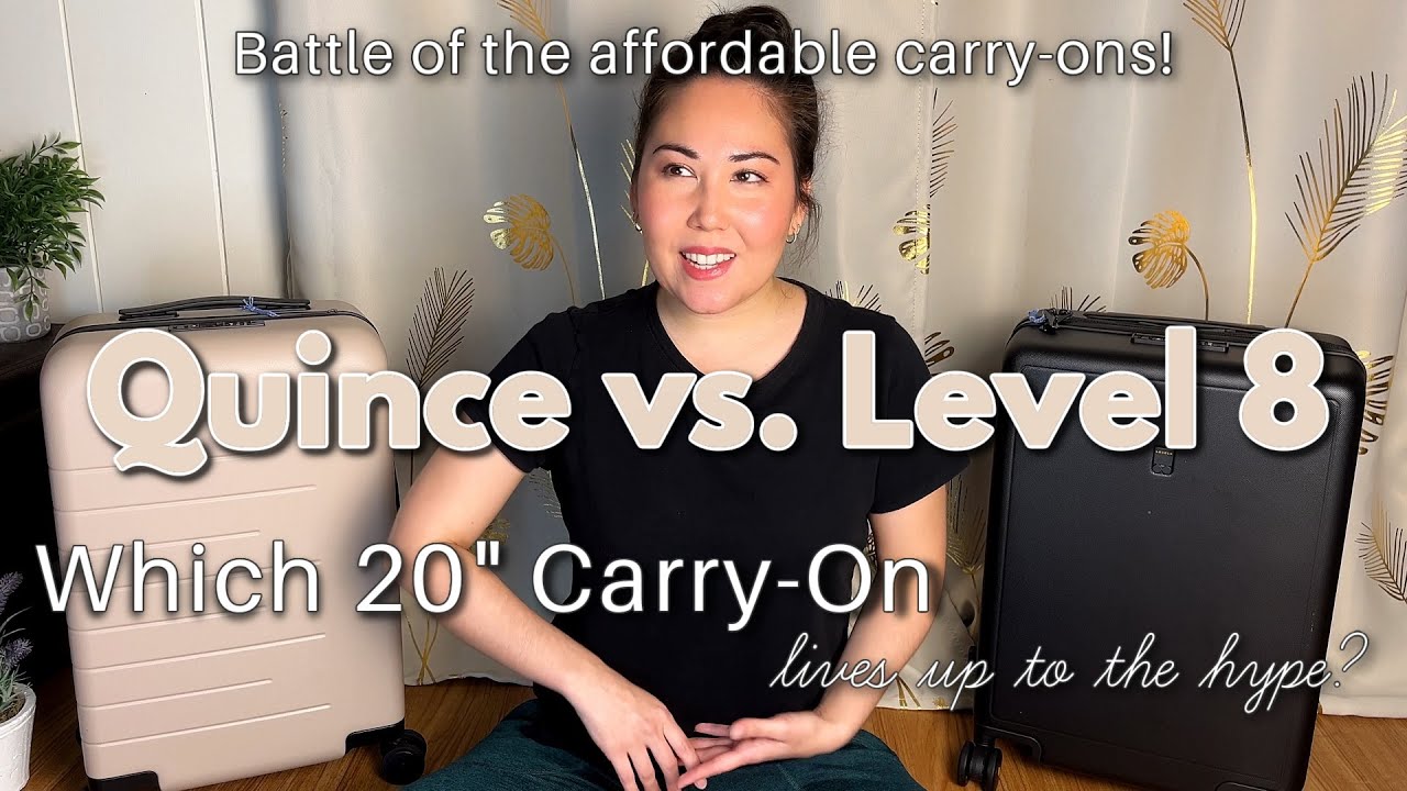Cute + Affordable Carry-On Suitcases for Travel: Quince 20