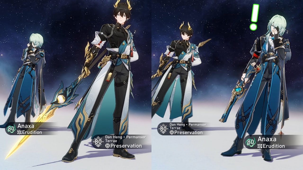 Anaxa & Dan Heng response when added TOGETHER | Honkai Star Rail 3.7