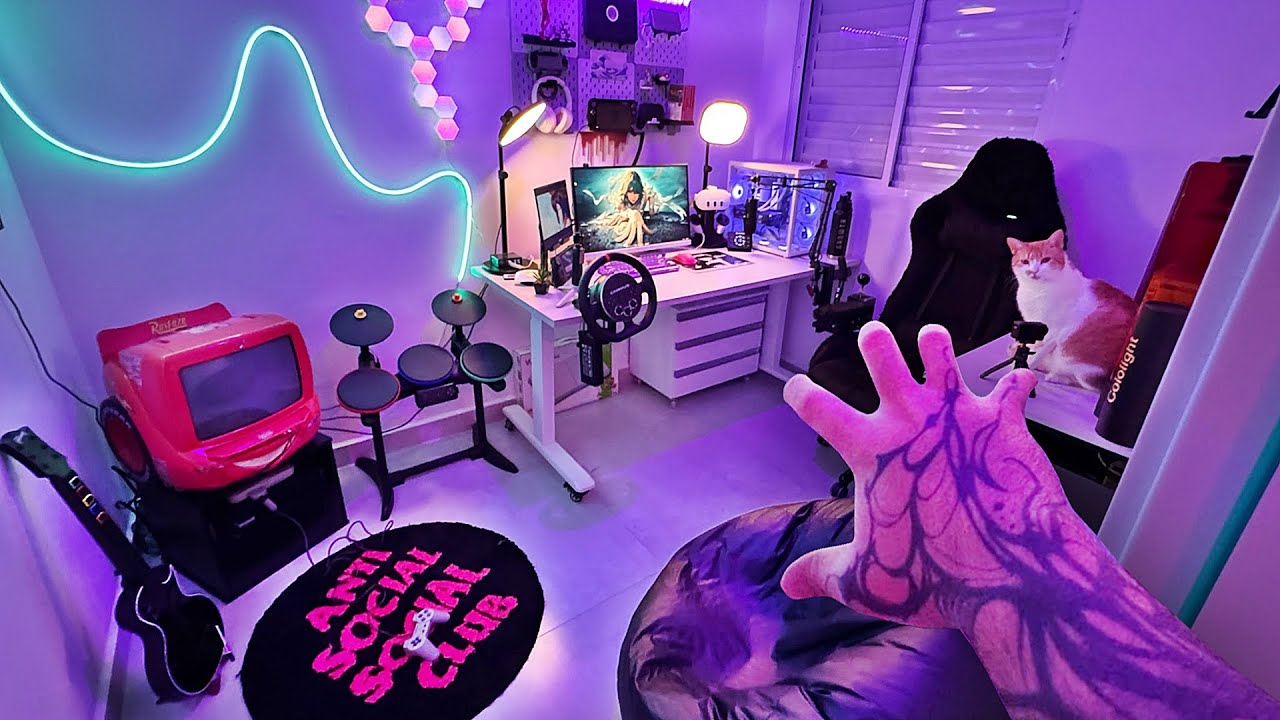 Transformei meu QUARTO GAMER no SETUP PERFEITO em 2025!