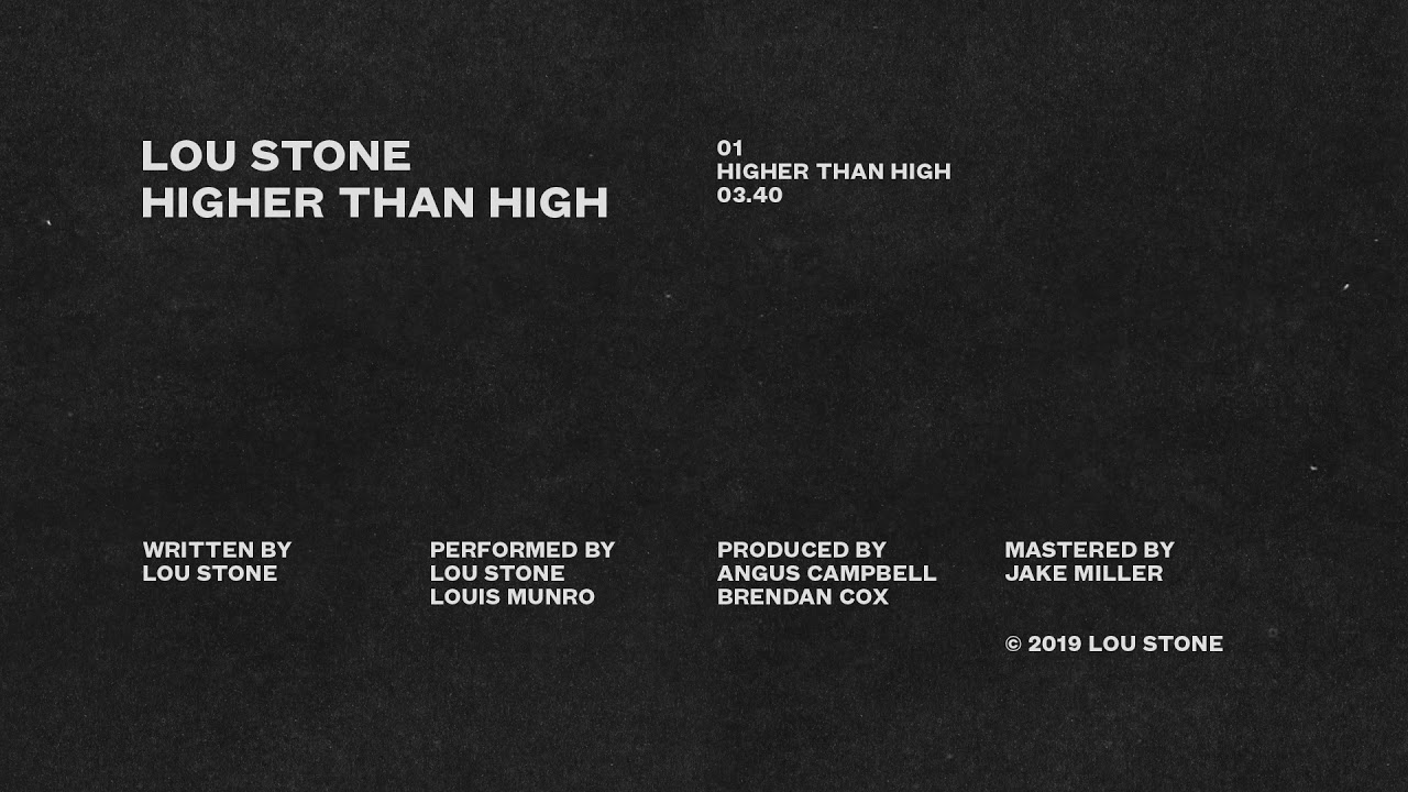 Lou Stone - Higher Than High