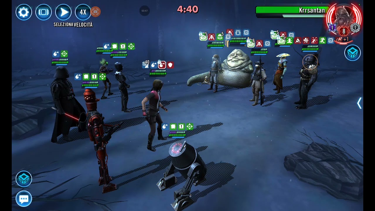 Aphra ig 90 ànd cron vs jabba support cron 