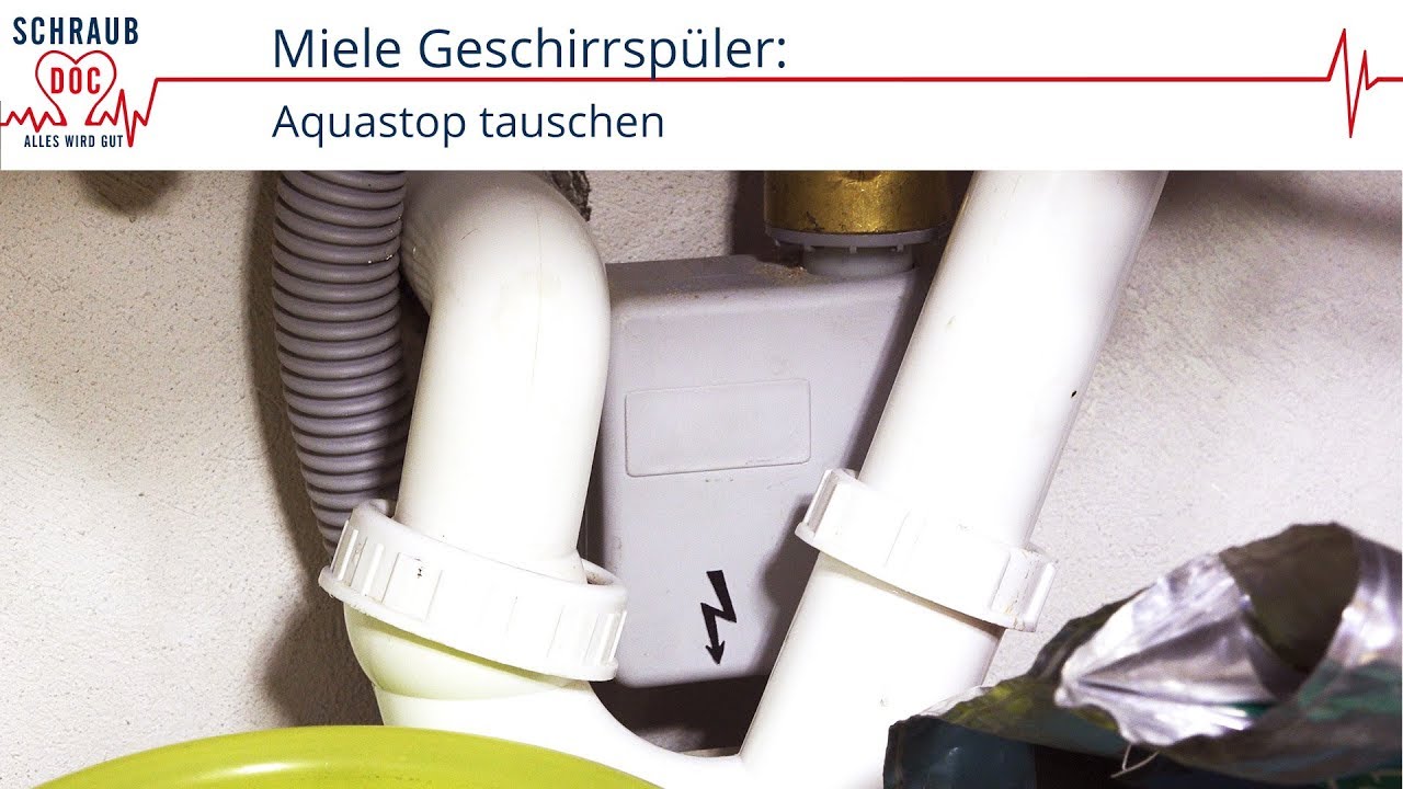 Miele Geschirrspüler zieht kein Wasser - Aquastop tauschen