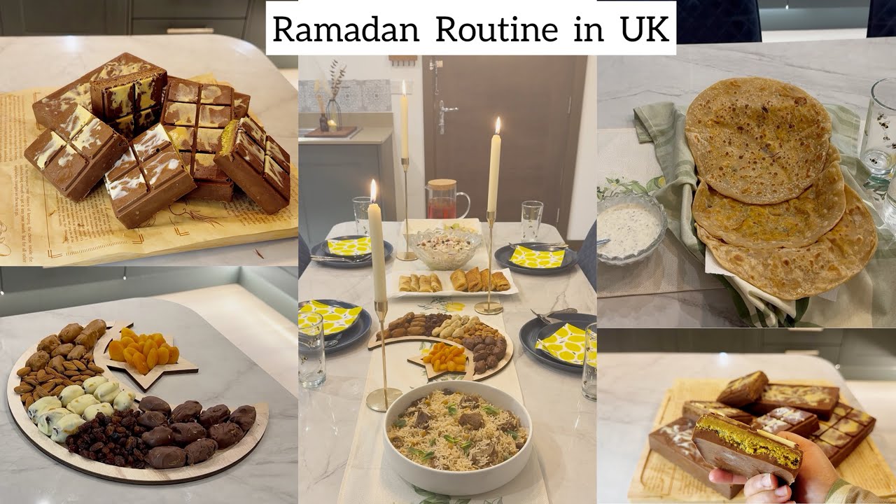 Slow Living Ramadan 2025 in UK | Traditional Cooking | Dubai Kunafa Chocolate | Cleaning Hack