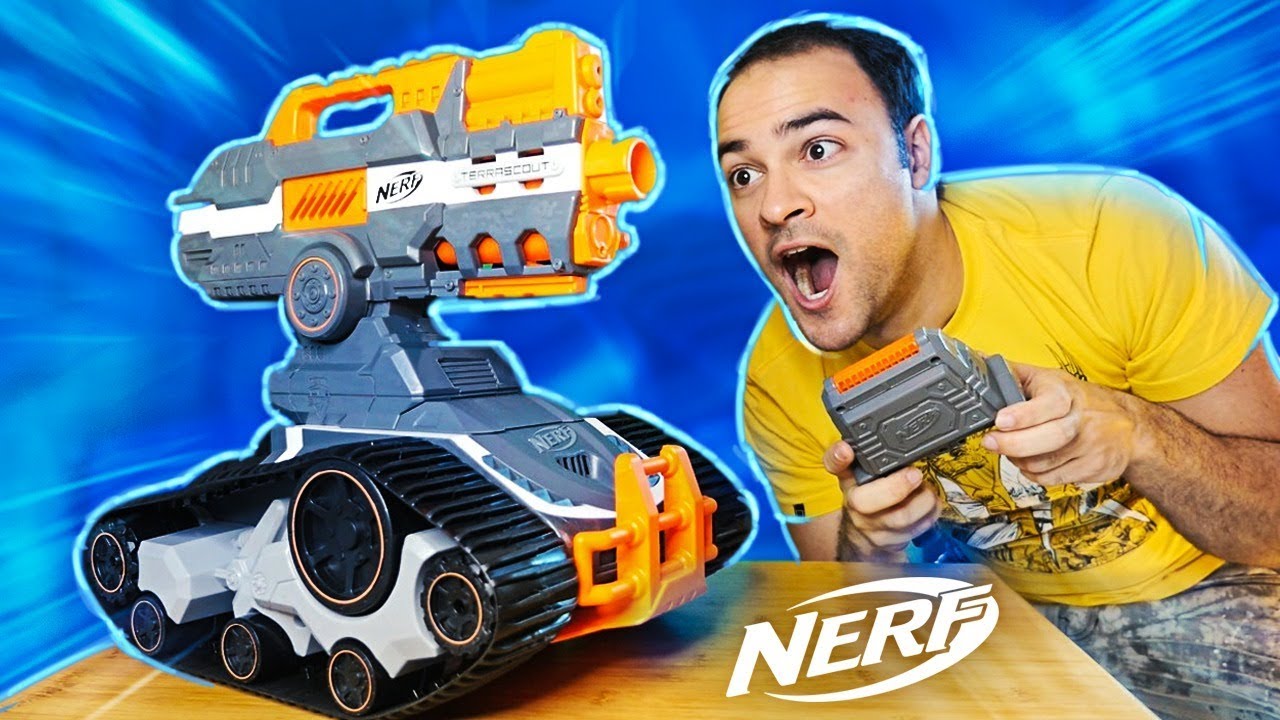 A INCRÍVEL Nerf Terrascout Tanque de Controle Remoto