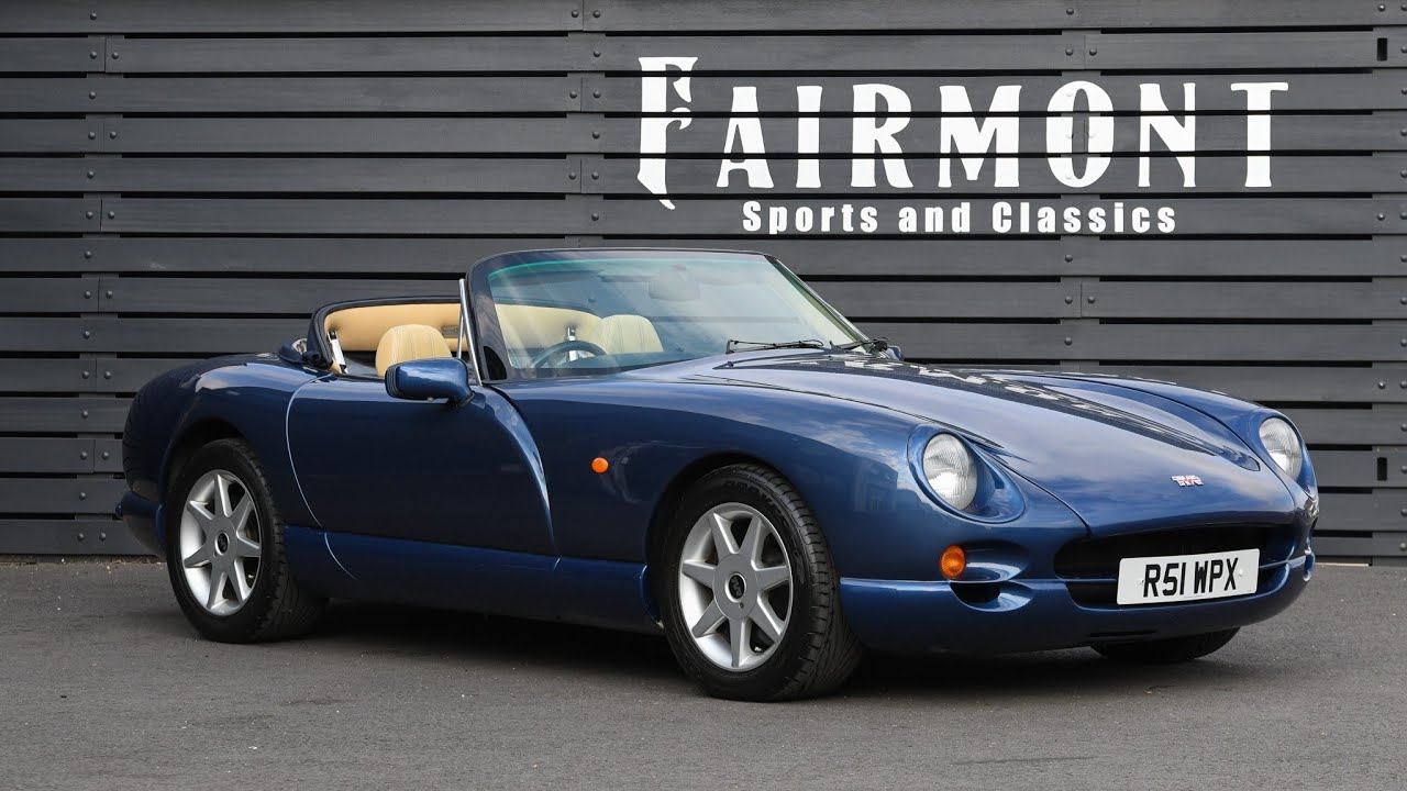 Прогулка и вождение TVR Chimaera 1998 года — Fairmont Sports and Classics