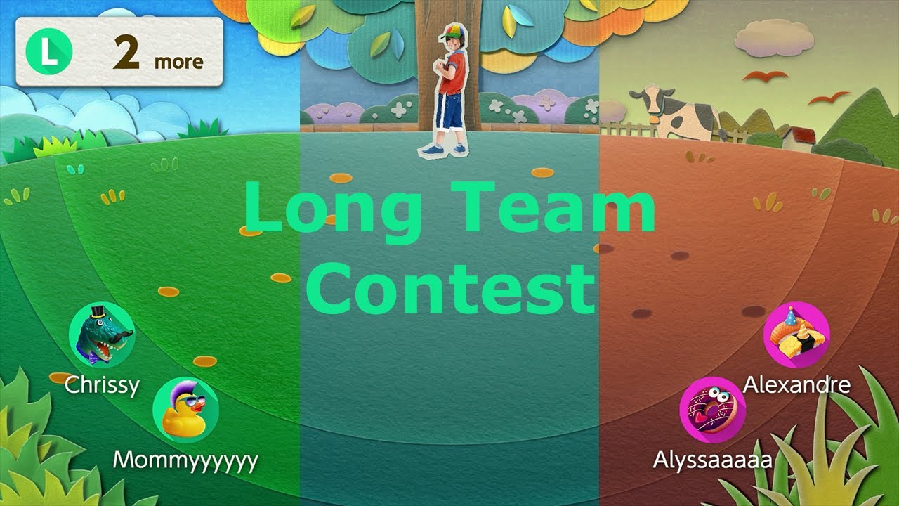 Everybody 1-2 Switch - Long Team Contest (4 Players)