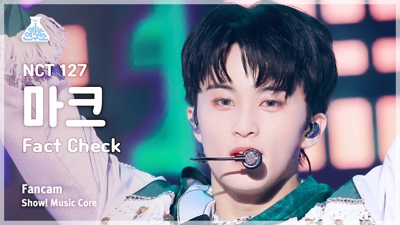 [예능연구소] NCT 127 MARK – Fact Check(엔시티 일이칠 마크 - 불가사의; 不可思議) FanCam | Show! MusicCore | MBC231014방송