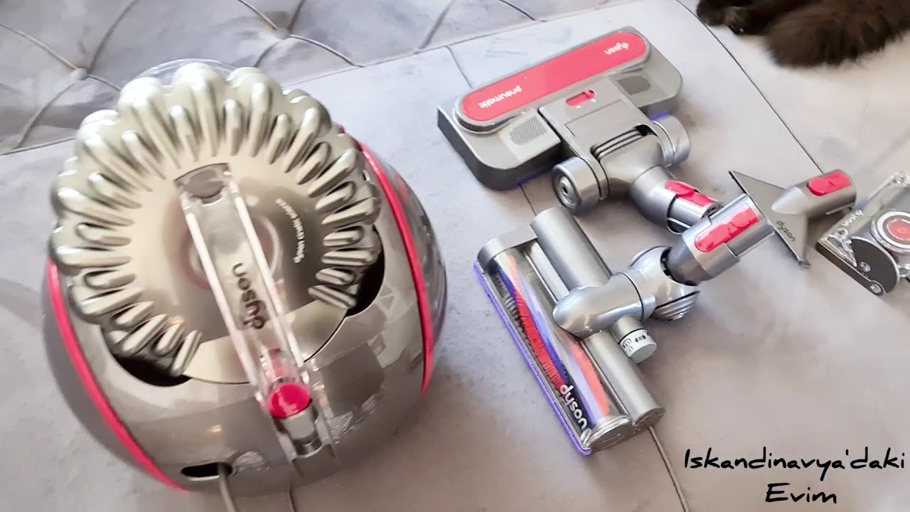Dyson süpürge TANITIMI. Bütün parçaları ile birlikte.   #dyson #dysons