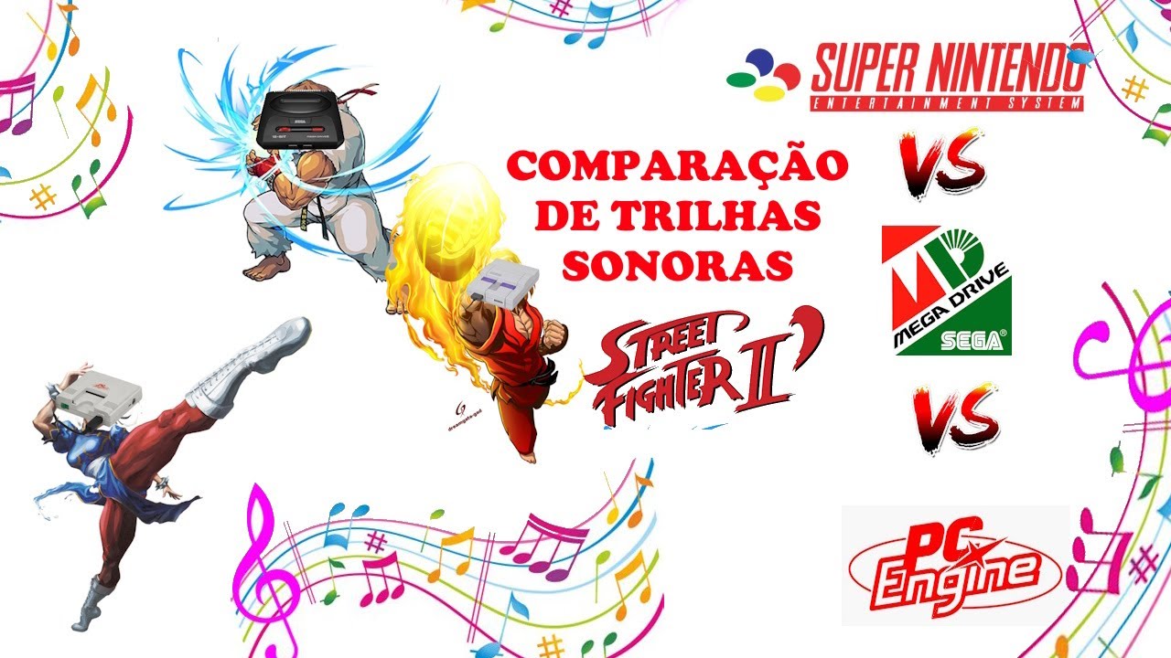 Street Fighter II (OST) - Mega Drive vs PC Engine & Super Nintendo