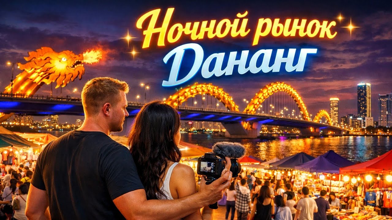 🔥 НОЧНОЙ РЫНОК ДАНАНГ | Dragon Bridge 🇻🇳