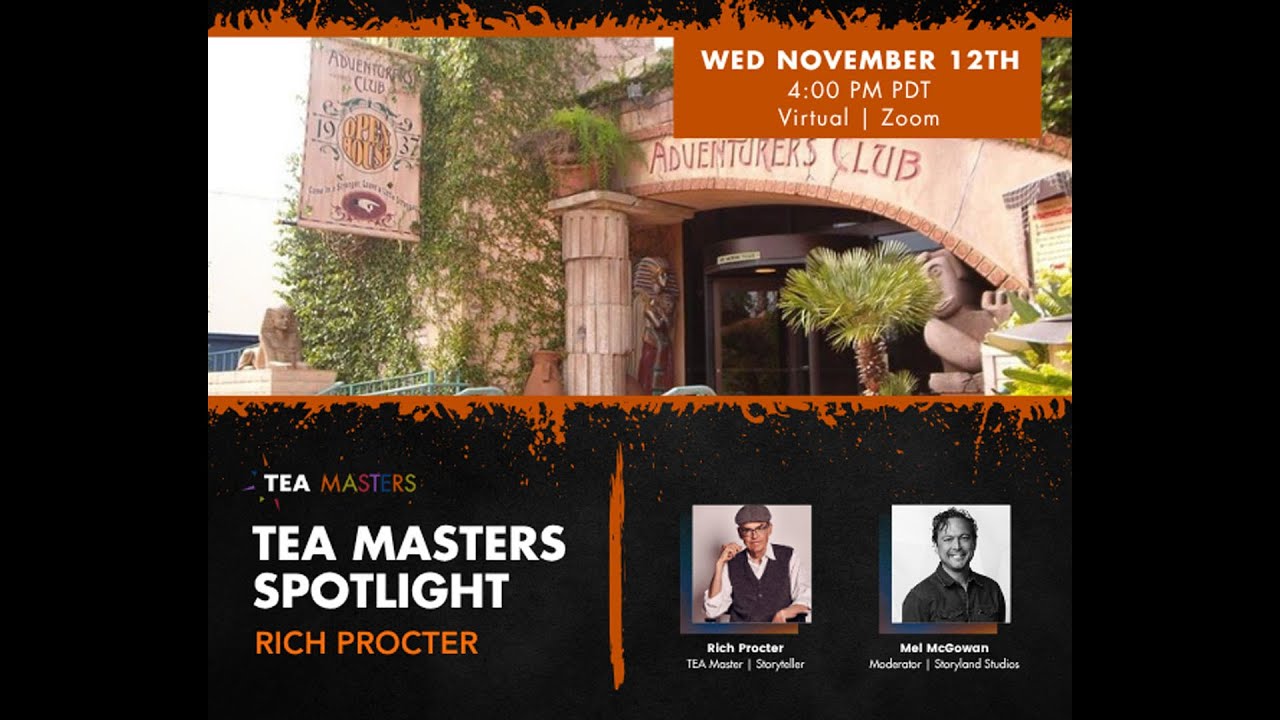TEA Masters Spotlight | Rich Procter, Senior Writer at BRC Imagination Arts