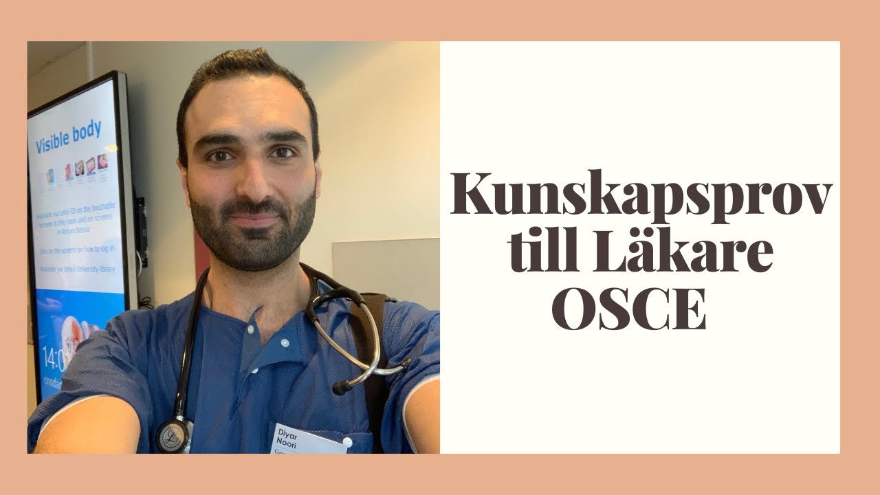 Kunskapsprov till Läkare- OSCE Swedish Practical exam Umeå Vlog