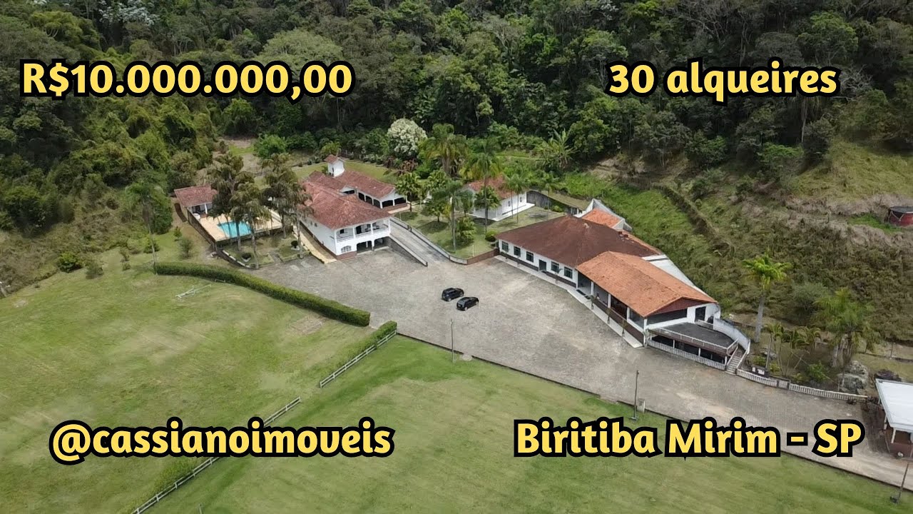 30 alqueires de cinema em Biritiba Mirim - R$ 7.500.000,00