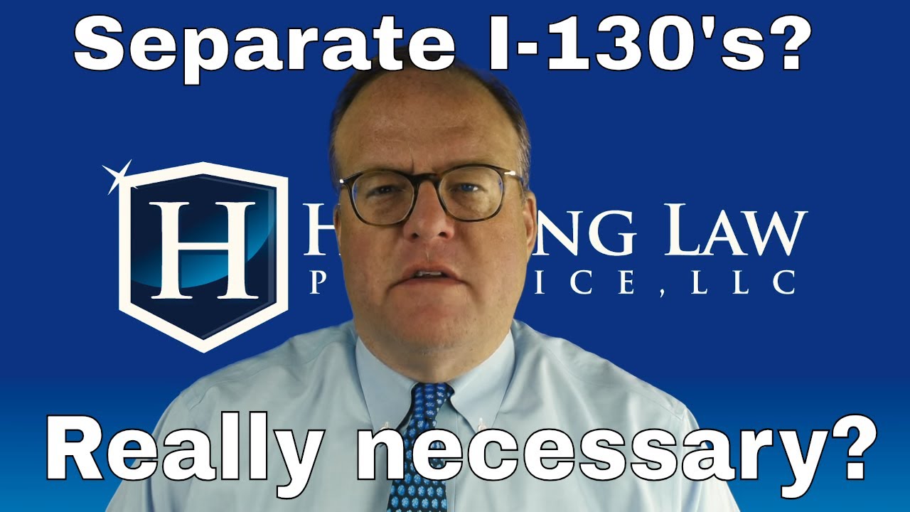 Do I File Separate I-130 Petitions for Each Family Member?