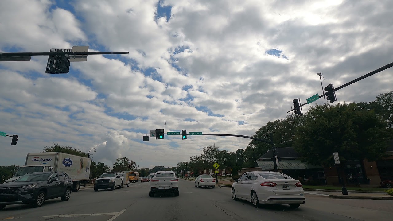 4K Atlanta Road | Marietta Georgia to Atlanta Georgia | Drive Tour USA
