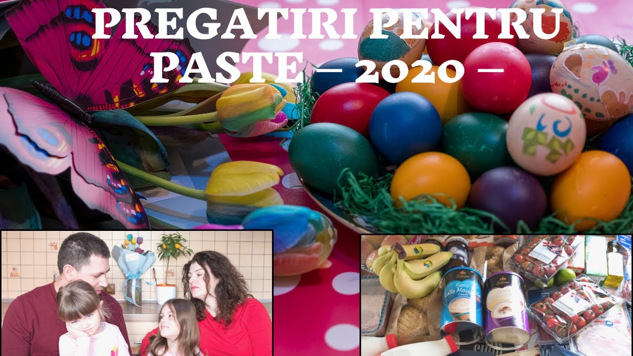 Cum ne-am pregatit pentru Paste – Vlog aprilie 2020 – ALIELA