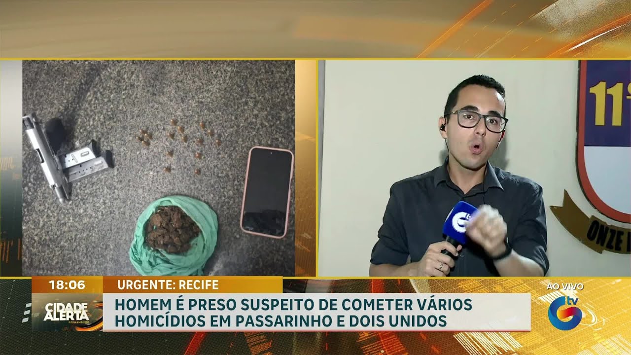 Homem é preso suspeito de cometer vários homicídios em Passarinho e Dois Unidos