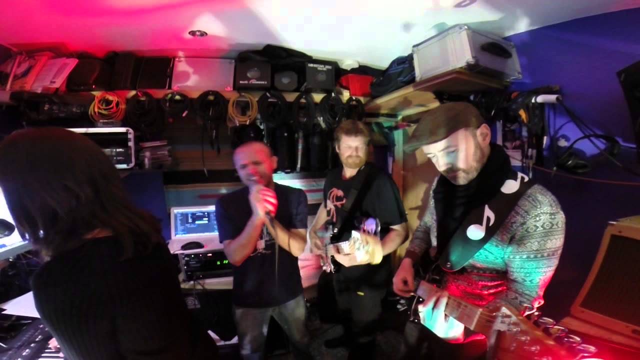 The Yuppies covers band rehearsing  Too much too young for the 1st time in the Blue room.