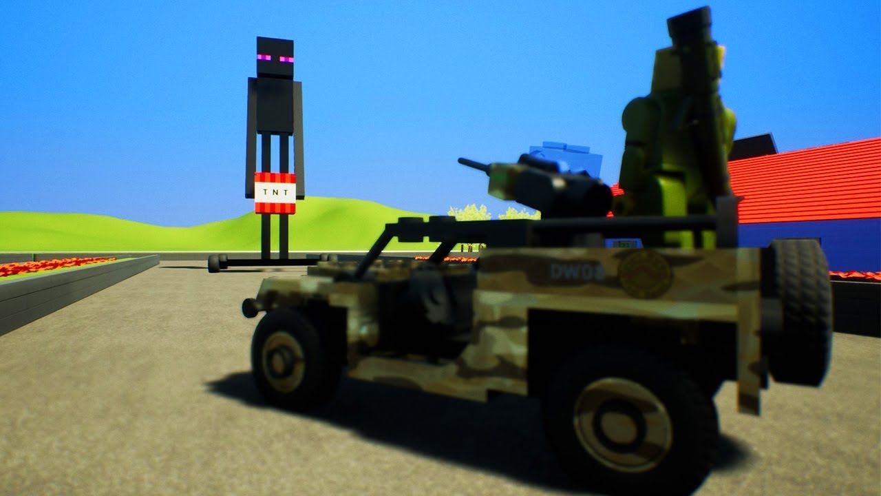 🔴 POLUJEMY NA MAJNKRAFTY xD!! - BRICK RIGS /Paveł || Plaga