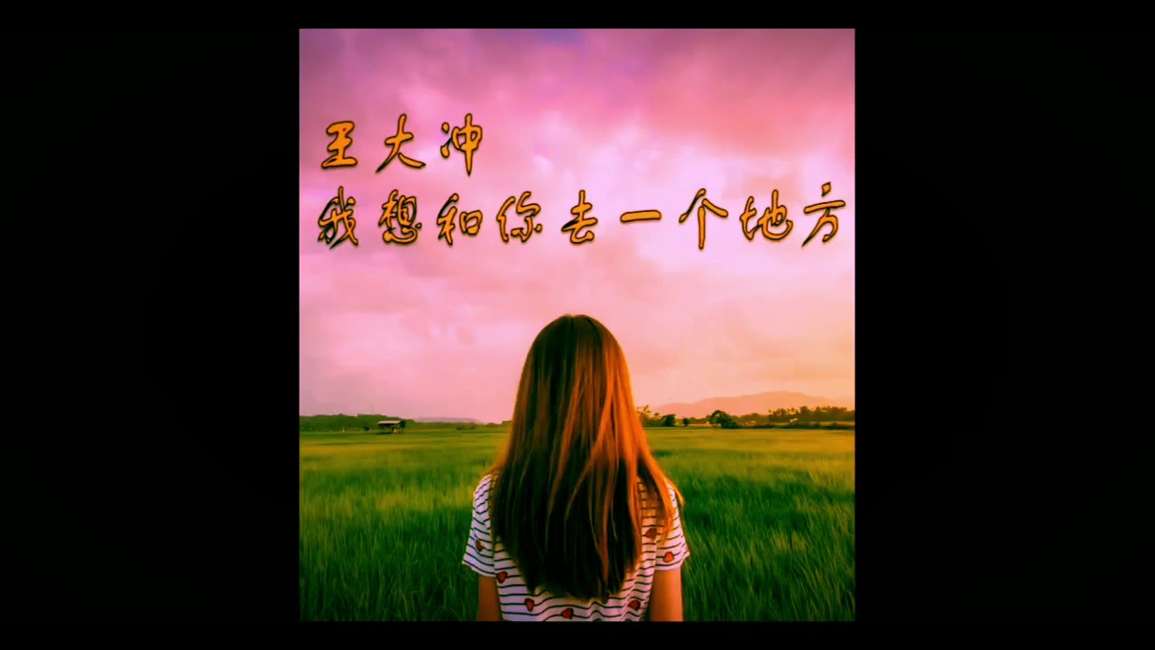 王大冲-我想和你去一个地方【好好听的一首歌】静静聆听