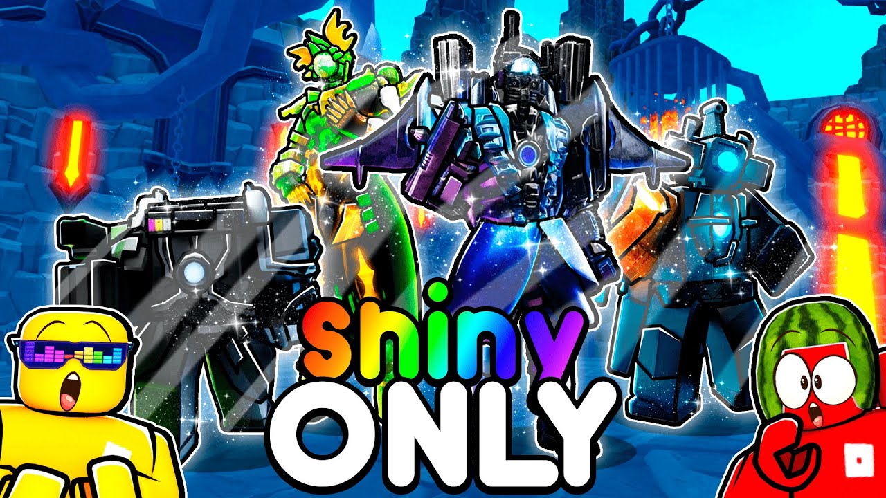 Using SHINY ONLY In Toilet Tower Defense