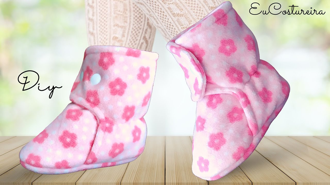 Como fazer PANTUFA INFANTIL passo a passo com molde - DIY