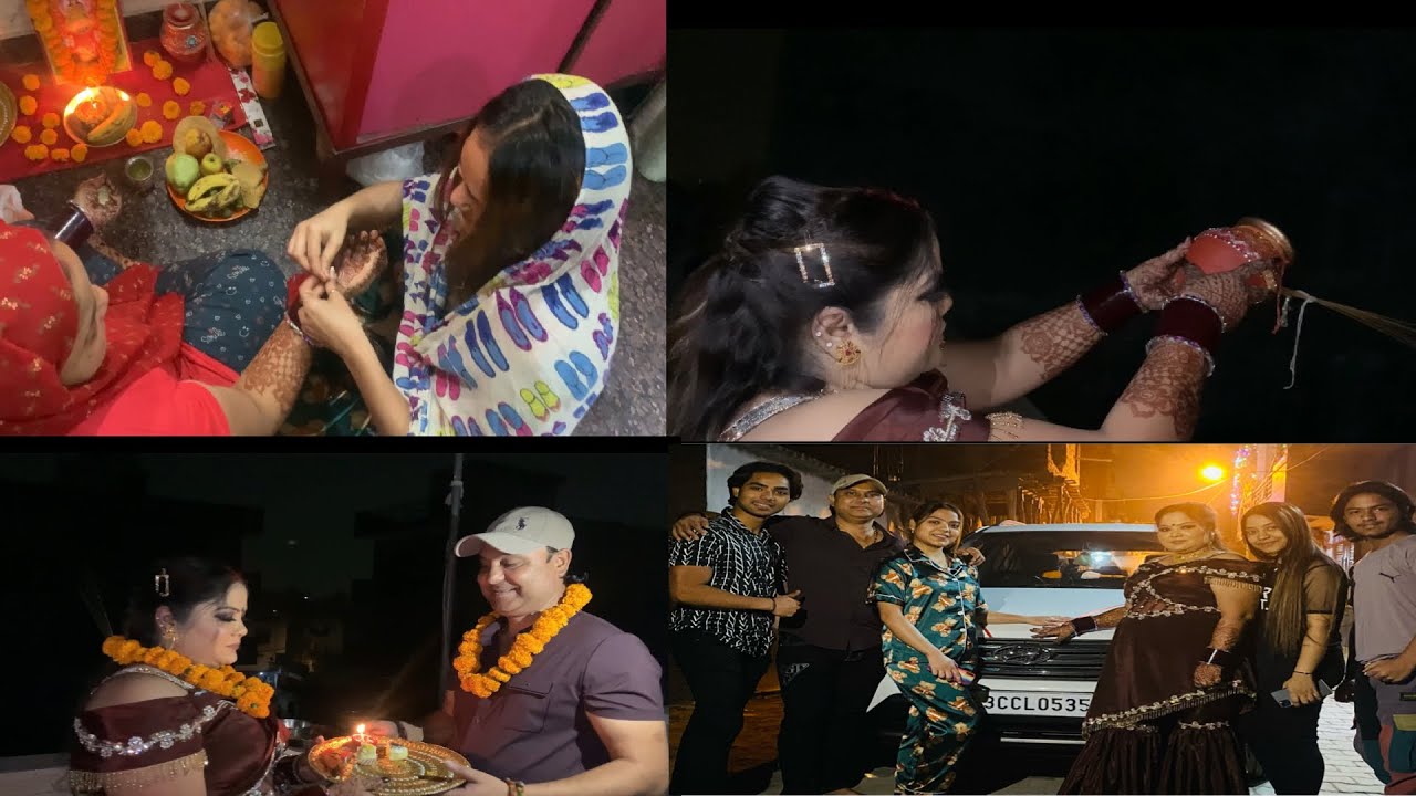 Mumma ne diya papa ko big surprise😳||papa emotional ho gaye🥺||familyvlog ||karwachauthvlog