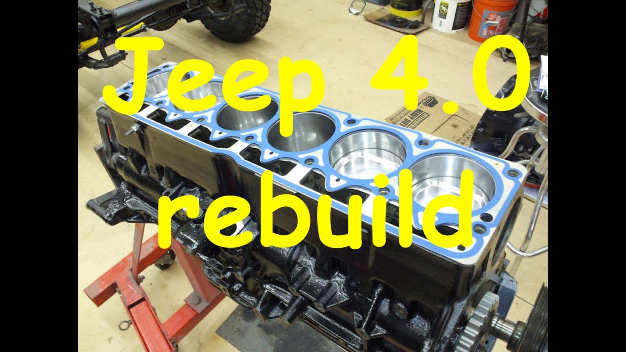 Jeep 4.0 rebuild Part 1 Freeze plugs, Bearing clearance and crankshaft