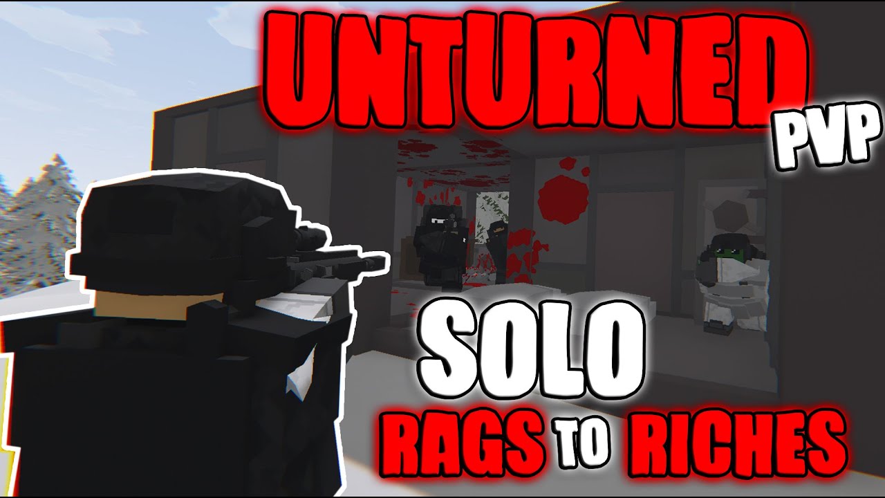 How A 8000 Hour Solo Rags To Riches on Polaris - Unturned PvP