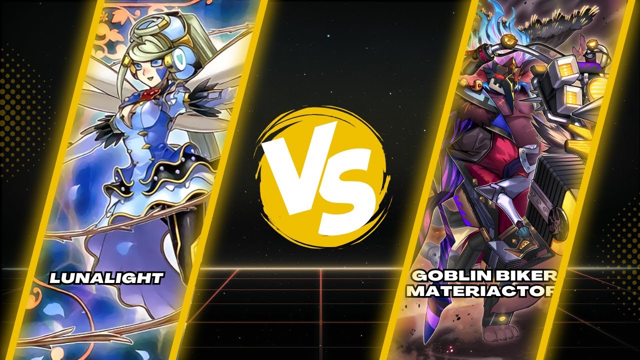 Yu-Gi-Oh! Locals Gameplay | Lunalight vs. Goblin Biker Materiactor | Post DUAD