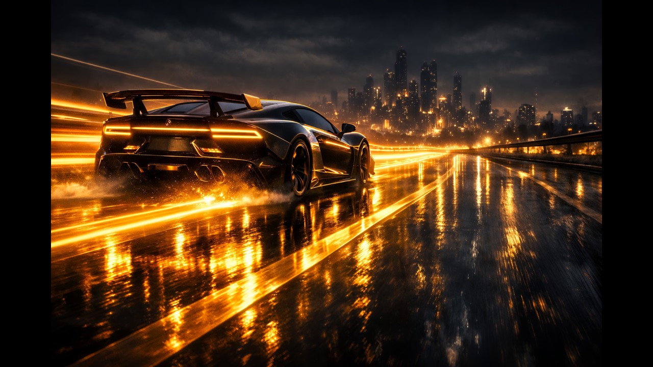 Night Drive Phonk Music for Focus High Energy Coding & Work Flow [Quantum Drift]