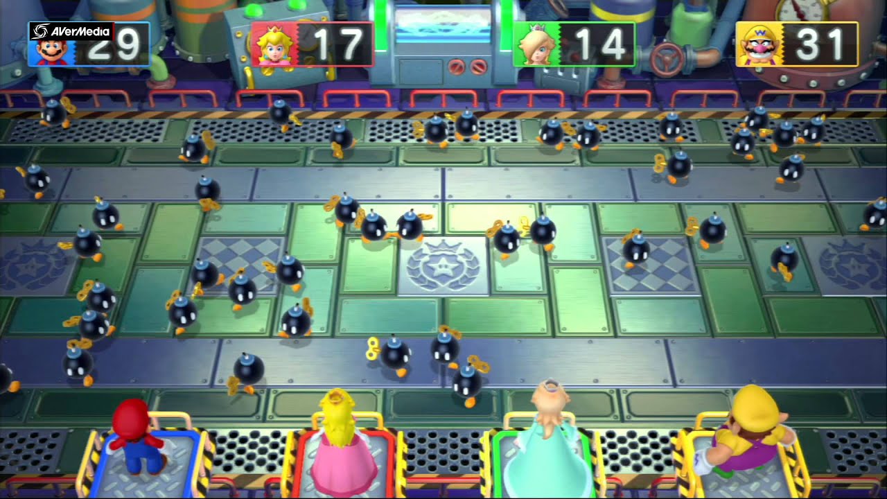 SILVER MARIO AMIIBO Mario Party 10 Gameplay!!