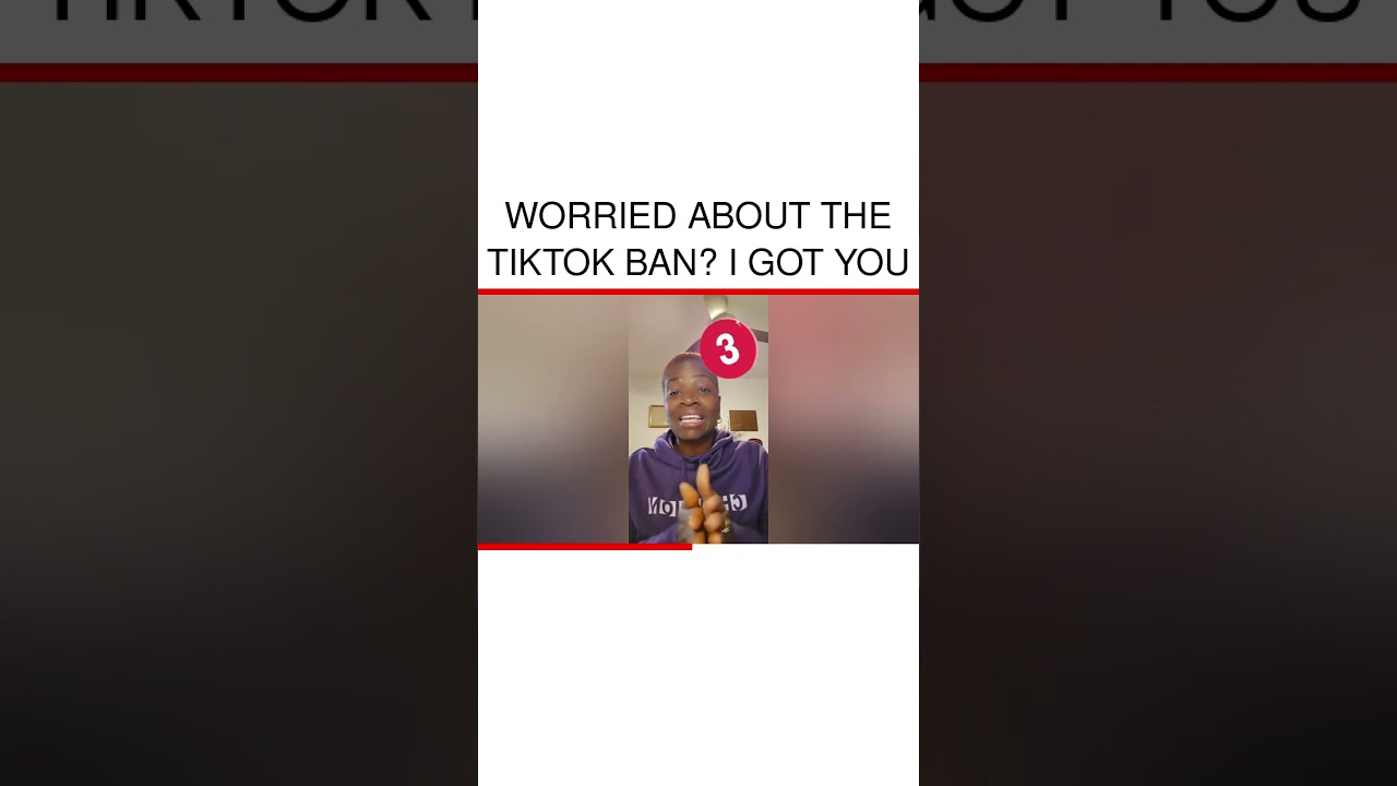 Worried about the Tiktok Ban? I got you