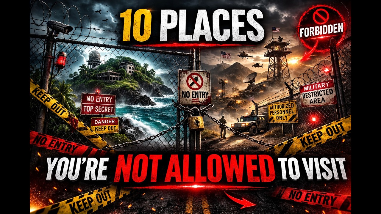 10 Places You're NOT ALLOWED to Visit - Here's Why You Can't Visit