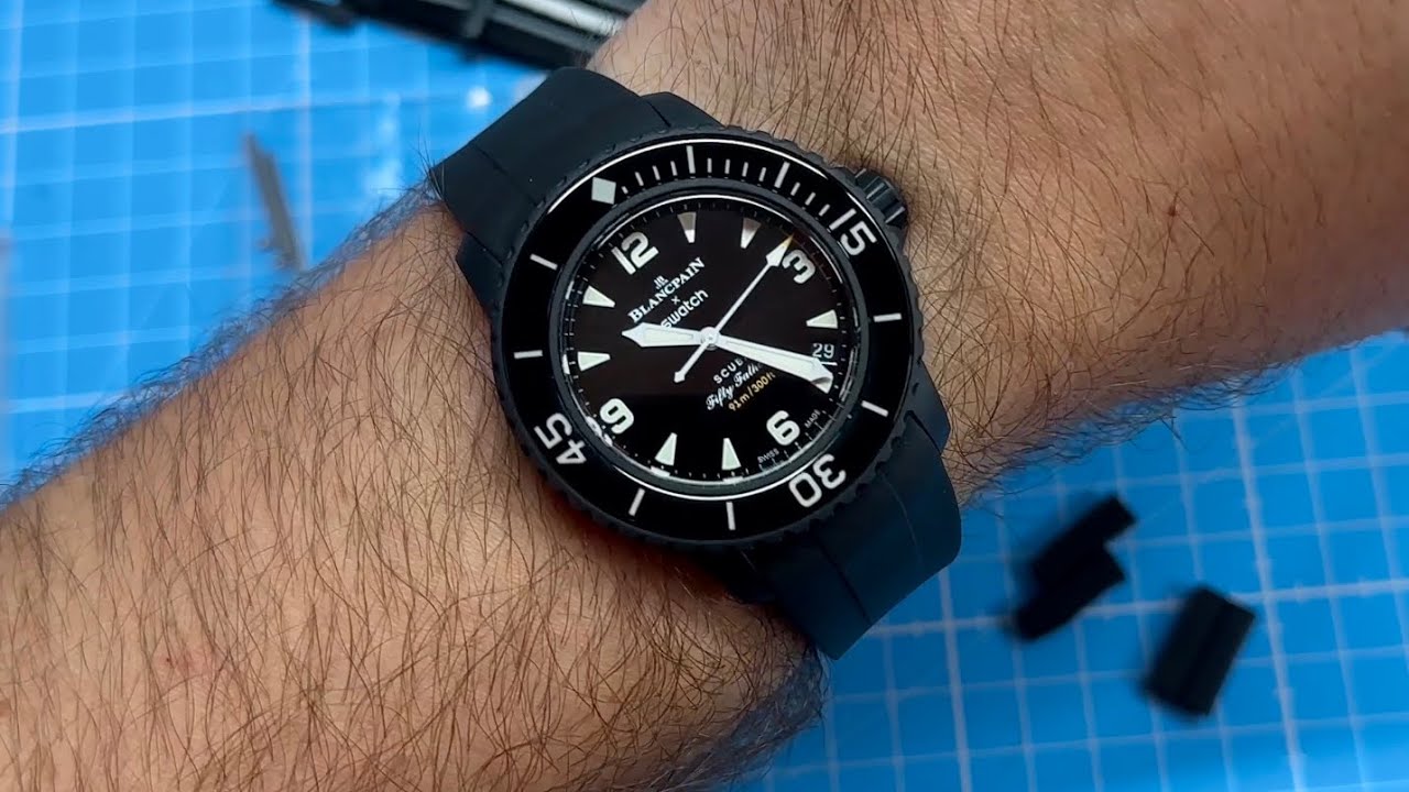 Swatch X Blancpain [Ocean of Storms] — каучуковые ремешки от Monstraps и Watch&Style